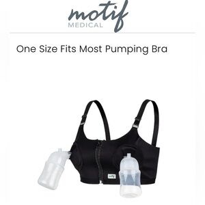 Motif Medical Hands Free Pumping Bra in black size XS-L, NIB